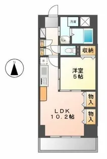 プレステージ新栄【3階】の間取り