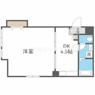 ルグラン阿波座【1階】の間取り