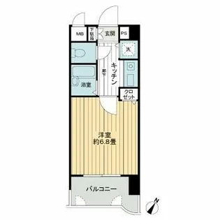 ライオンズマンション小倉駅南第3【8階】の間取り