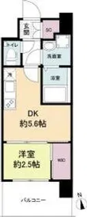 セレニテ福島プリエ【7階】の間取り