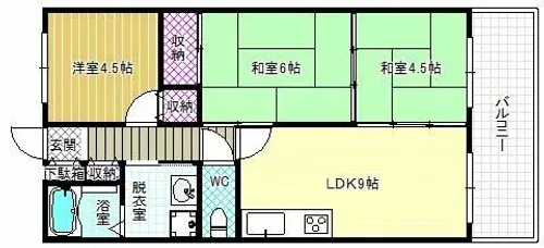 ドリーム松村弐番館【5階】の間取り