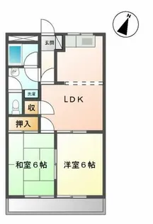 ヴィーブル【2階】の間取り