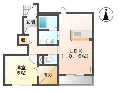 ジェミニ【1階】の間取り