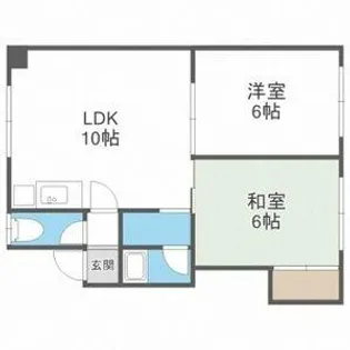 けんえいハイツ【3階】の間取り