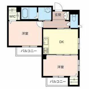 クローバーテラス II【0301号室】の間取り
