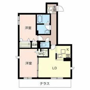 ファーストメゾン 千成【0102号室】の間取り