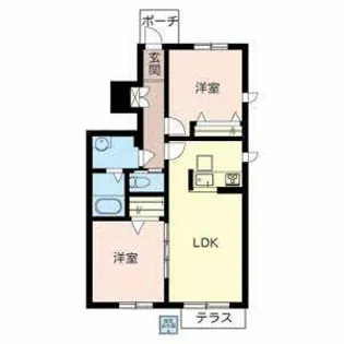 Vivace【0101号室】の間取り