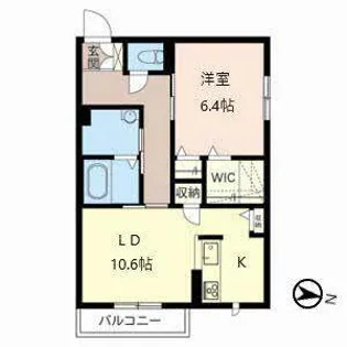 グラン・ブルー【K201号室】の間取り