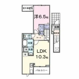 サンフラワー【203号室】の間取り