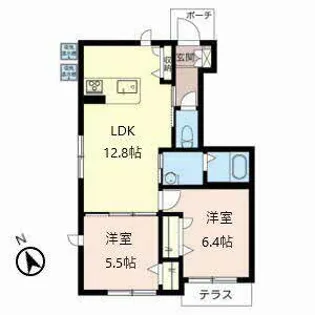 マイトリーハイム【1階】の間取り