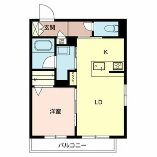 Curias【0201号室】の間取り