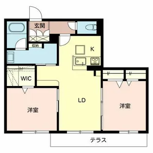 プロヌーブ尾上の松【0102号室】の間取り