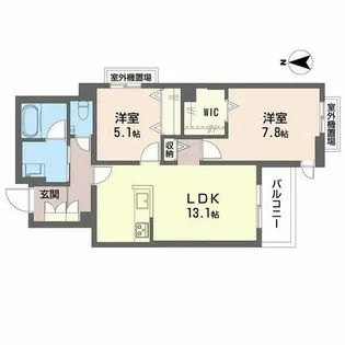 キラナ【0301号室】の間取り