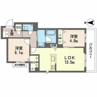 キラナ【0302号室】の間取り