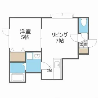 ティークリスタル【106号室】の間取り