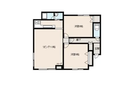 アートハウス北欧館【1階】の間取り