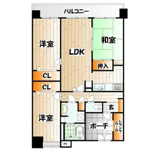 グランドパレスロイヤルコート大手町【2階】の間取り