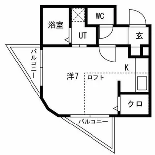 コンフォート上社【4階】の間取り
