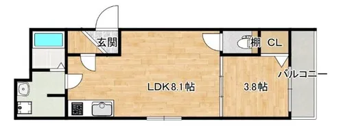 F asecia Sureau【1階】の間取り