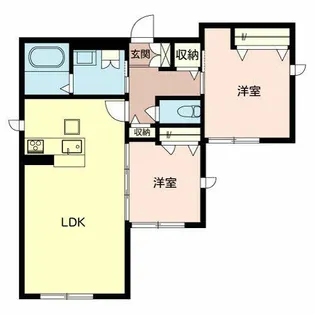 シャーメゾン狛田【0103号室】の間取り