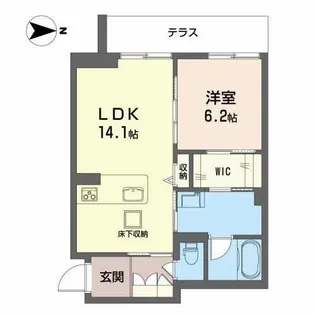 グランクォーレ【1階】の間取り