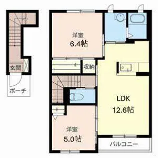 フェリーチェC【0202号室】の間取り