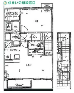 愛知県岡崎市大平町字東田潰【アパート】の間取り