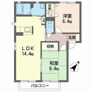 エスペランサII【2201号室】の間取り