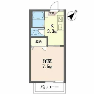 エクセルコート千里山【2階】の間取り