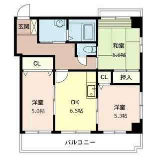 シルクステージ【0501号室】の間取り
