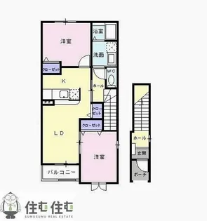 ルミナス結【206号室】の間取り