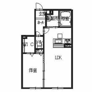 山清庵【0102号室】の間取り
