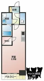 PHOENIX難波EAST【3階】の間取り