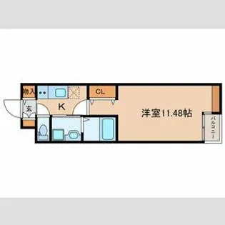 郷前町2丁目マンション【2階】の間取り