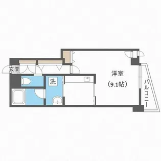 コートロティ円山【2階】の間取り