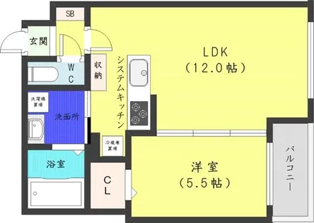 ダミエ【3階】の間取り