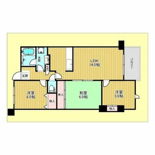 メモラーブル箕面【3階】の間取り