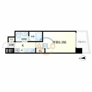 セレニテ福島プリエ【4階】の間取り