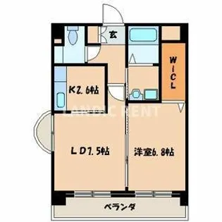 アスティオスみやび【3階】の間取り