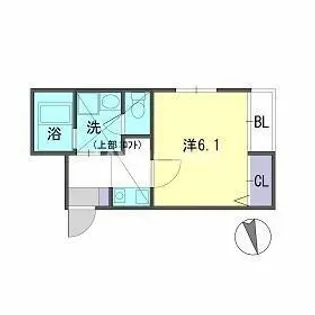 アイフィールド高宮【2階】の間取り