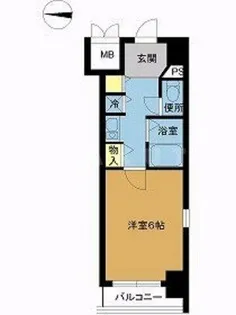 プレサンス難波東【8階】の間取り