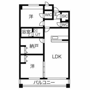 CASA川名山【1階】の間取り