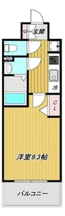 プレサンス神戸セレスティア【3階】の間取り