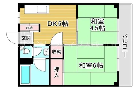 スカイメゾン【3階】の間取り