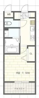 Luxe姫路(ラグゼ姫路)【3階】の間取り