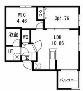 エス.フィールド奏【1階】の間取り