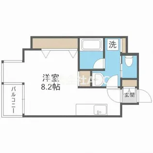 サンネクテール天満橋【501号室】の間取り