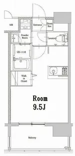 エンクレストベイ天神EAST【12階】の間取り