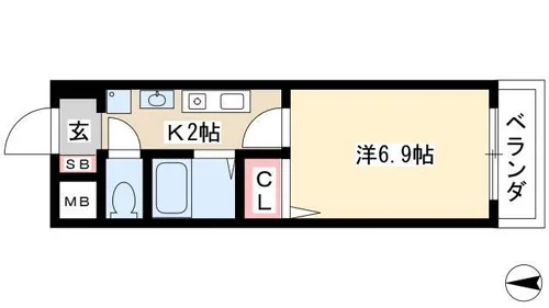 Prima(プリーマ)【1階】の間取り