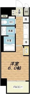 プレサンス野江内代ペルティエ【3階】の間取り